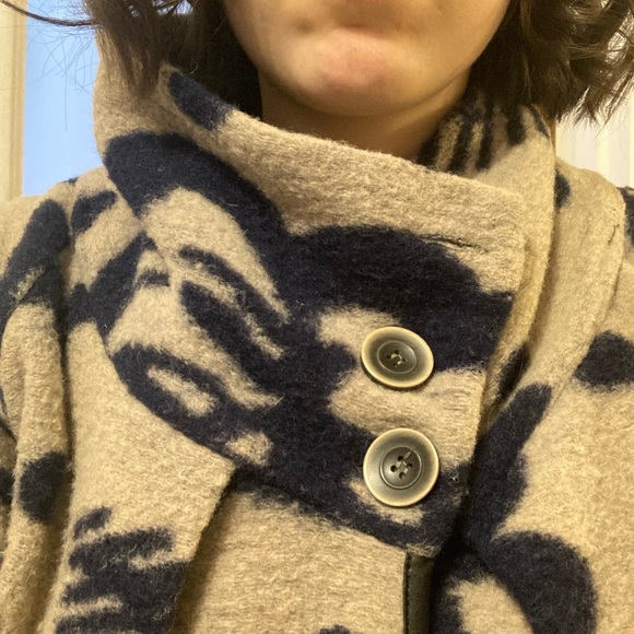 Italian made wool spring/fall coat - Picture 3 of 5